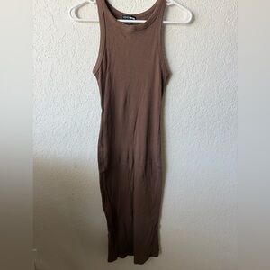 Fashion Nova Cotton Ribbed Dress